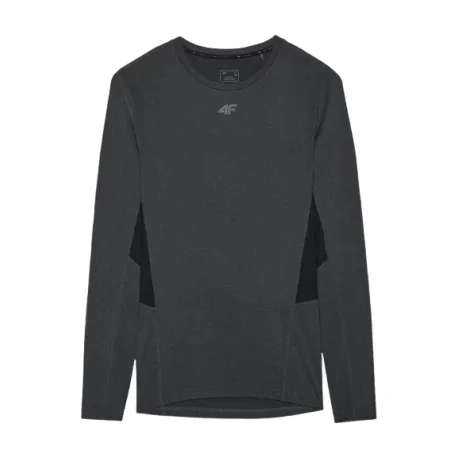 Dámske tréningové tričko s dlhým rukávom 4F LONGSLEEVE FNK-WAW24TFLOF276-20S-DEEP BLACK