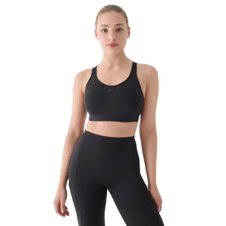 Kompresná podprsenka 4F SPORT BRA-WAW24USBAF137-22S-ANTHRACITE
