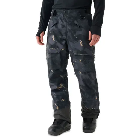 Pánske lyžiarske nohavice 4F TROUSERS FNK-WAW24TFTRM619-90A-MULTICOLOUR ALLOVER