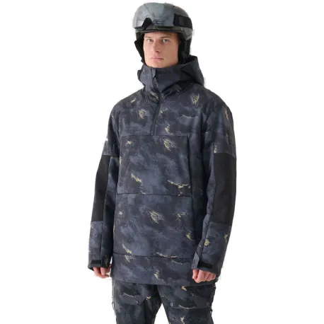 Pánska lyžiarska bunda 4F TECHNICAL JACKET-WAW24TTJAM510-90A-MULTICOLOUR ALLOVER