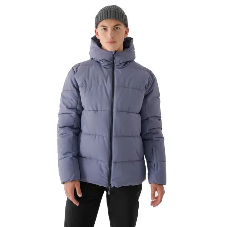 Pánska lyžiarska bunda 4F TECHNICAL JACKET-WAW24TTJAM580-32S-DENIM