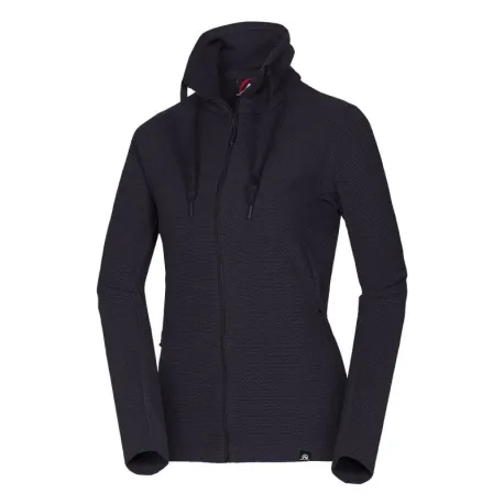 Dámska zateplená turistická mikina so zipsom NORTHFINDER TAMMY-269black