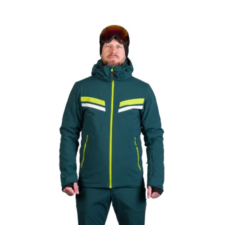 Pánska lyžiarska bunda NORTHFINDER UGO-640inkbluegreen