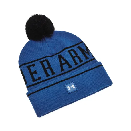 Pánska zimná čiapka UNDER ARMOUR M Halftime Pom Beanie-BLU