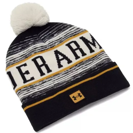 Pánska zimná čiapka UNDER ARMOUR M Halftime Pom Beanie-WHT 111