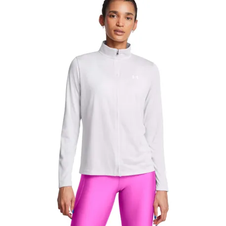 Dámska tréningová mikina so zipsom UNDER ARMOUR Tech Full Zip-GRY