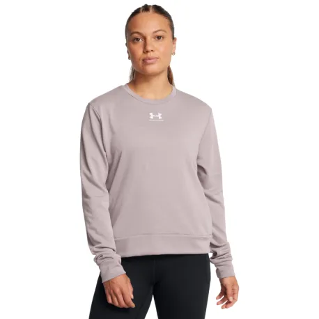 Dámska mikina UNDER ARMOUR Rival Terry Crew-GRY