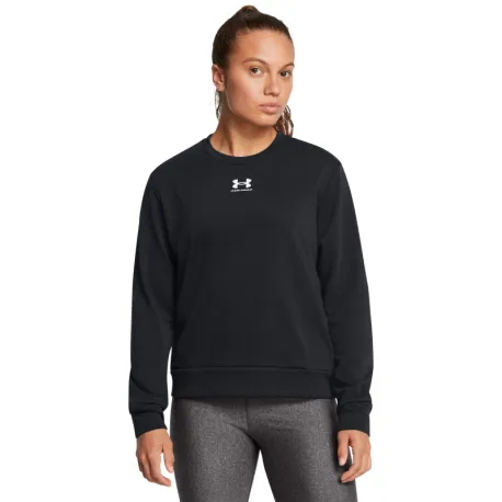 Dámska mikina UNDER ARMOUR Rival Terry Crew-BLK