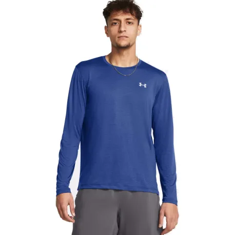 Pánske tréningové tričko s dlhým rukávom UNDER ARMOUR UA LAUNCH LONGSLEEVE-BLU