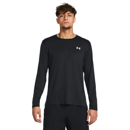 Pánske tréningové tričko s dlhým rukávom UNDER ARMOUR UA LAUNCH LONGSLEEVE-BLK