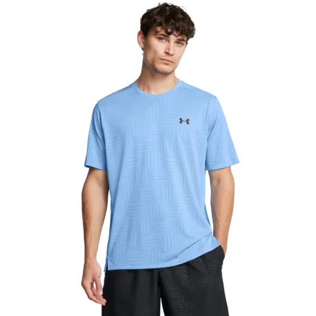 Pánske tréningové tričko s krátkym rukávom UNDER ARMOUR UA Tech Vent Geotessa SS-BLU