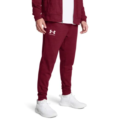 Pánske tepláky UNDER ARMOUR UA Rival Terry Jogger-RED