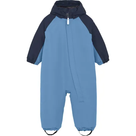 Detský zimný overal COLOR KIDS Coverall - Colorblock & Solid-741597.7027-Cyaneus