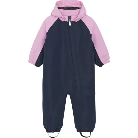 Dievčenský zimný overal COLOR KIDS Coverall - Colorblock & Solid-741597.5214-Lilac chiffon