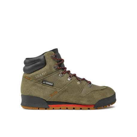 Pánska vysoká turistická obuv ADIDAS Terrex Snowpitch C.Rdy olive strata bronze strata orange