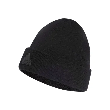 Juniorská zimná čiapka ADIDAS TEC BEA CUF C.R BLACK BLACK