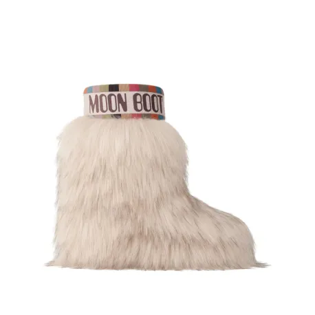 Členkové zimné topánky MOON BOOT RESORT COL. MB ICON YETI MID-L001 BEIGE