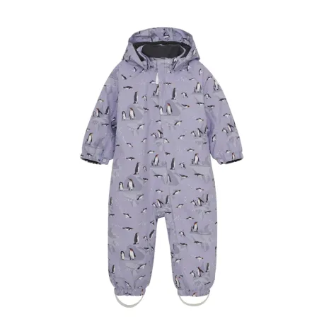 Dievčenský zimný overal COLOR KIDS Coverall - AOP-741593.6053-Languid Lavender