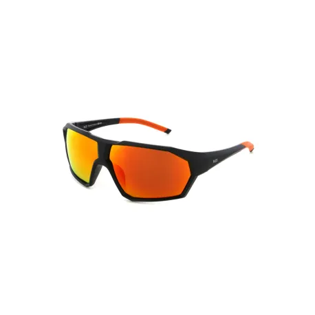 Polarizačné slnečné okuliare H.I.S. POLARIZED HPS37106-1, black, brown with orange mirror POL, 69-08-138