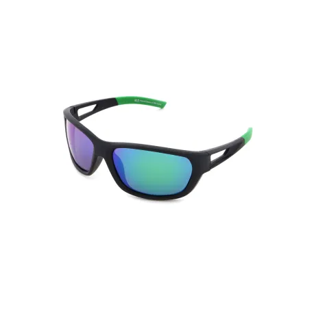 Polarizačné slnečné okuliare H.I.S. POLARIZED HPS27102-3, black, smoke with green mirror POL, 65-17-134