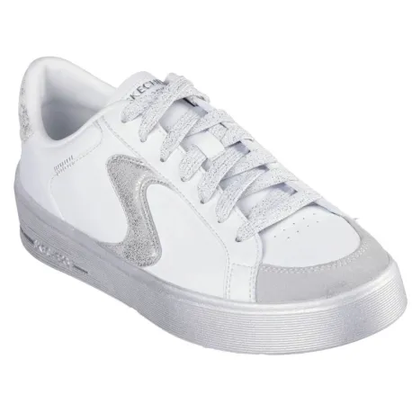 Dámska rekreačná obuv SKECHERS Hiland Quite Chic white silver