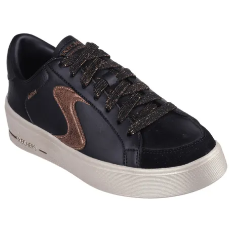 Dámska rekreačná obuv SKECHERS Hiland Quite Chic black brown