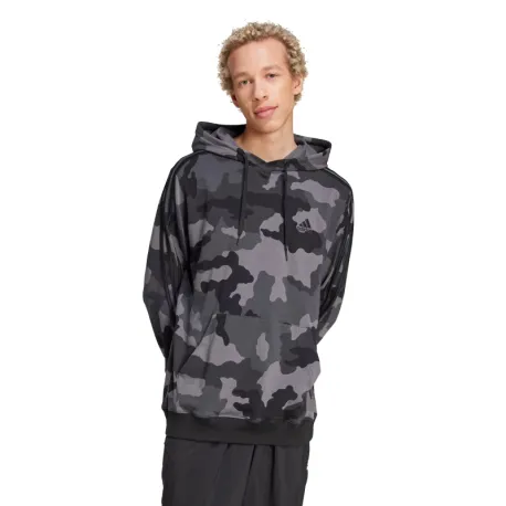 Pánska mikina s kapucňou ADIDAS M CAMO HD-IV7383-Black