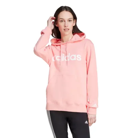 Dámska mikina s kapucňou ADIDAS W LIN FT HD-IY9186-Pink