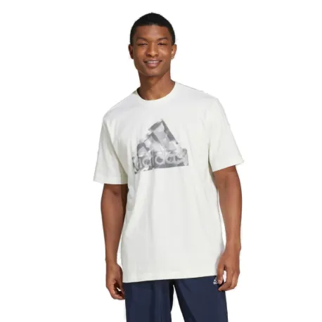 Pánske tričko s krátkym rukávom ADIDAS M FI LOGO T-IW2653-Beige