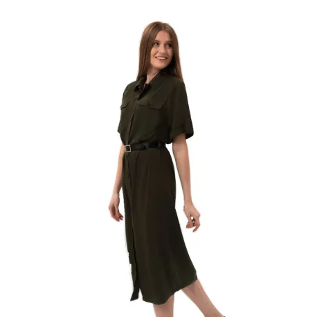 Dámske šaty VOLCANO HANA-302-KHAKI