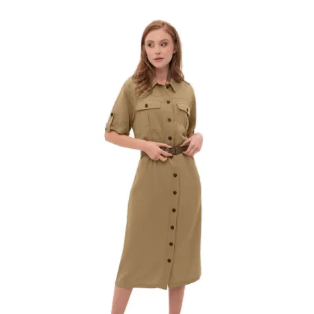 Dámske šaty VOLCANO HANA-102-BEIGE