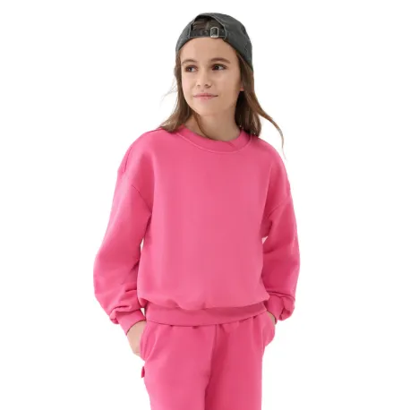 Dievčenská mikina 4F JUNIOR SWEATSHIRT F1479-54S-PINK