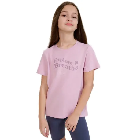 Dievčenské tričko s krátkym rukávom 4F JUNIOR TSHIRT F1854-52S-LIGHT VIOLET