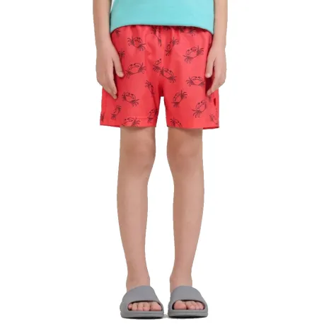 Chlapčenské plavky 4F JUNIOR BOARD SHORTS M121-63A-CORAL ALLOVER