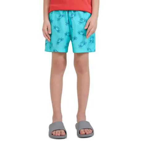 Chlapčenské plavky 4F JUNIOR BOARD SHORTS M121-47A-MINT ALLOVER