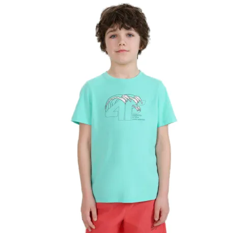 Chlapčenské tričko s krátkym rukávom 4F JUNIOR TSHIRT M1917-47S-MINT