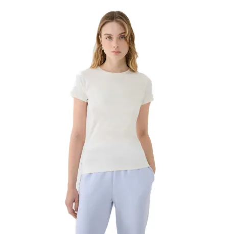 Dámske tričko s krátkym rukávom 4F TSHIRT F1995-11S-OFF WHITE