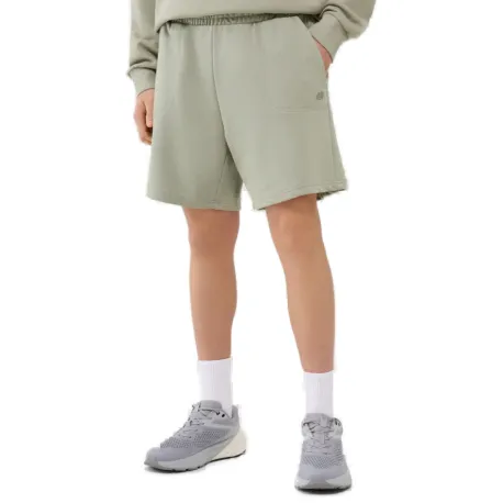 Teplákové kraťasy 4F SHORTS CAS U544-44S-OLIVE