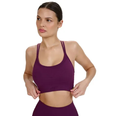 Dámska tréningová športová podprsenka 4F SPORT BRA F166-50S-DARK VIOLET