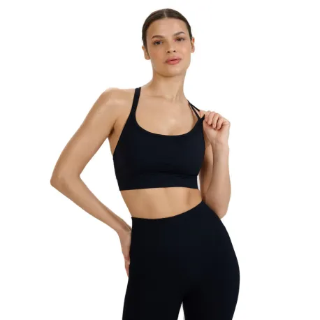 Dámska tréningová športová podprsenka 4F SPORT BRA F166-20S-DEEP BLACK
