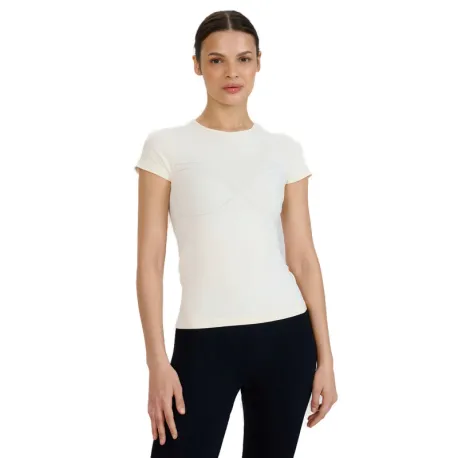 Dámske tréningové tričko s krátkym rukávom 4F TSHIRT FNK F1270-11S-OFF WHITE