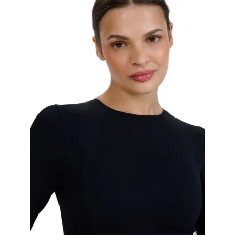 Dámske tréningové tričko s dlhým rukávom 4F LONGSLEEVE FNK F403-20S-DEEP BLACK