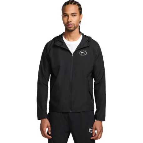 Pánska tréningová bunda NIKE M NSW SW AIR RUN JKT-010 BLACK REFLECTIVE SILV
