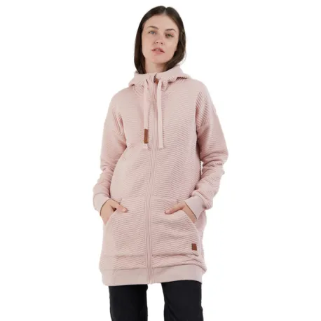 Dámska mikina so zipsom FUNDANGO Blanka Pullover-330-rose