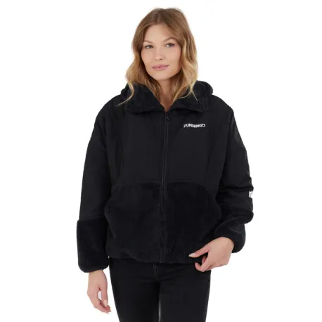 Dámska mikina so zipsom FUNDANGO Sansa Hybrid Jacket-780-antracit