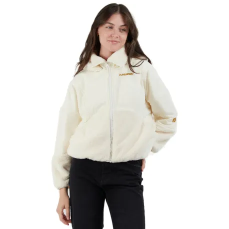 Dámska mikina so zipsom FUNDANGO Sansa Hybrid Jacket-150-butter