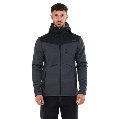 Pánska mikina so zipsom FUNDANGO Ashford Insulated Fleece Jacket-755-steel