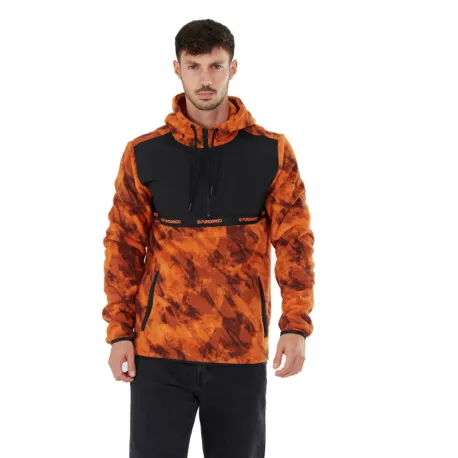 Pánska lyžiarska mikina s 1 2 zipsom FUNDANGO Exodus Hybrid Jacket-613-autumn