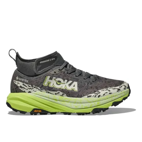 Pánska bežecká trailová obuv HOKA Speedgoat 6 Mid GTX outer orbot lettuce