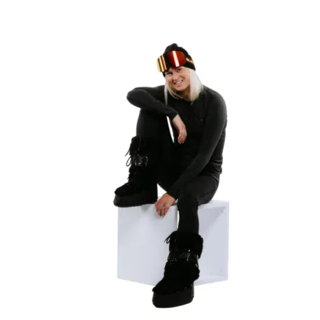 Dámske tričko s dlhým rukávom AUTHORITY WARMIE II W black plain